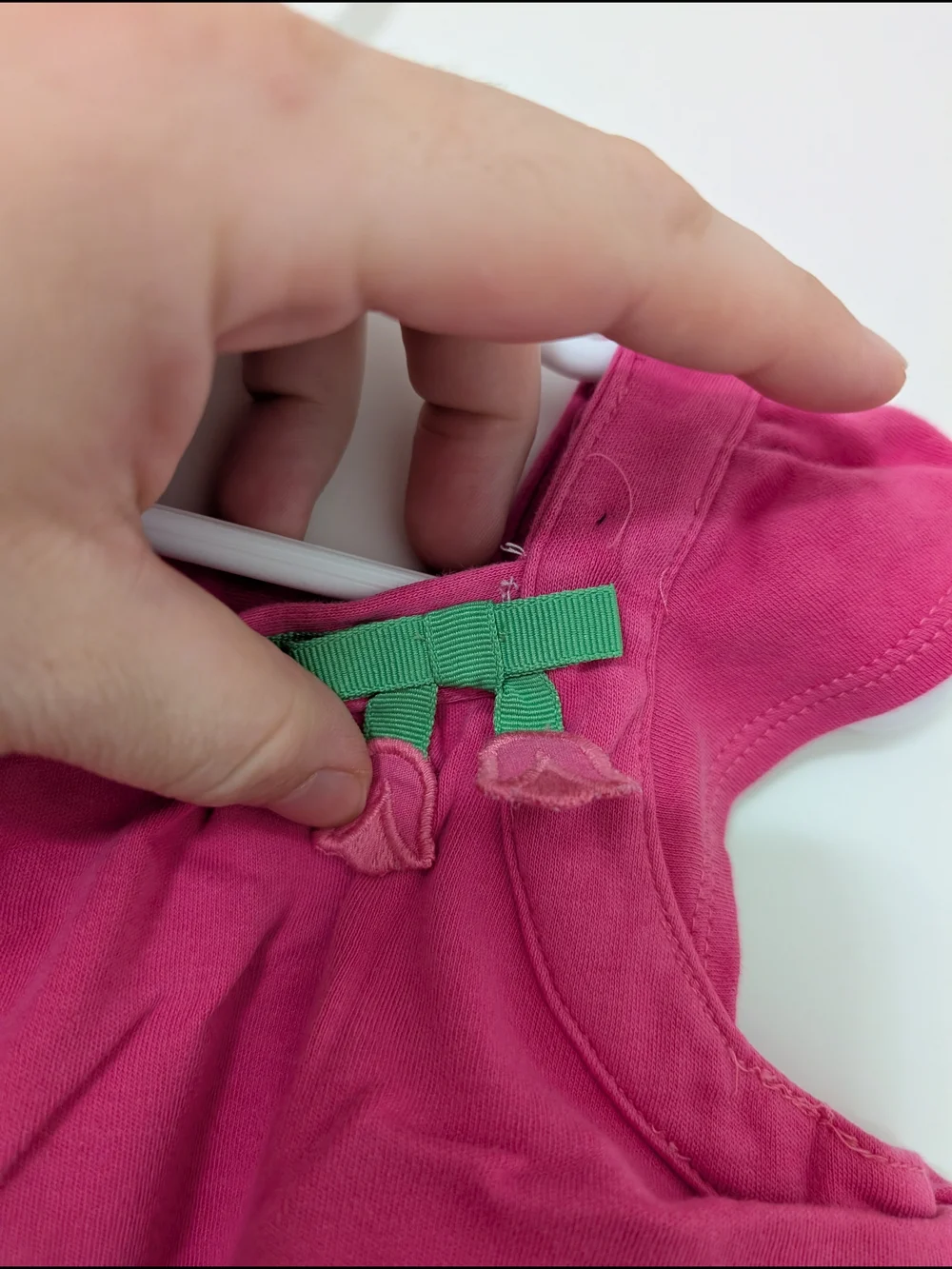 💥3/$24‎ Gymboree Bright Tulip Hot Pink Tiered Ruffle Tank Size 3T